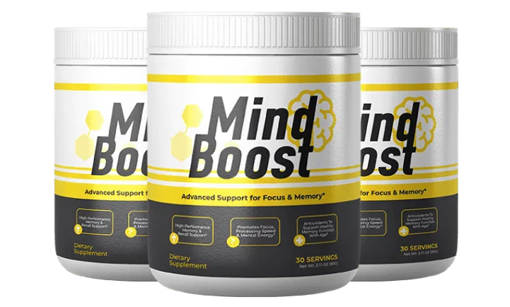 Mind Boost™ Cognitive Support Supplement Bottle